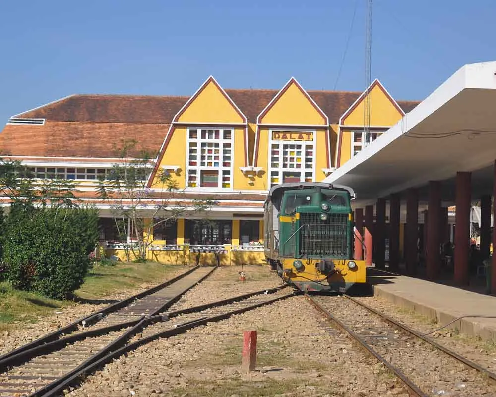 Quang cảnh tại Ga Đà Lạt
