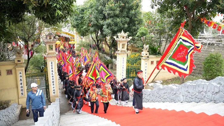 Lễ rước Văn tại Lễ rước xuân làng Dương Liễu
