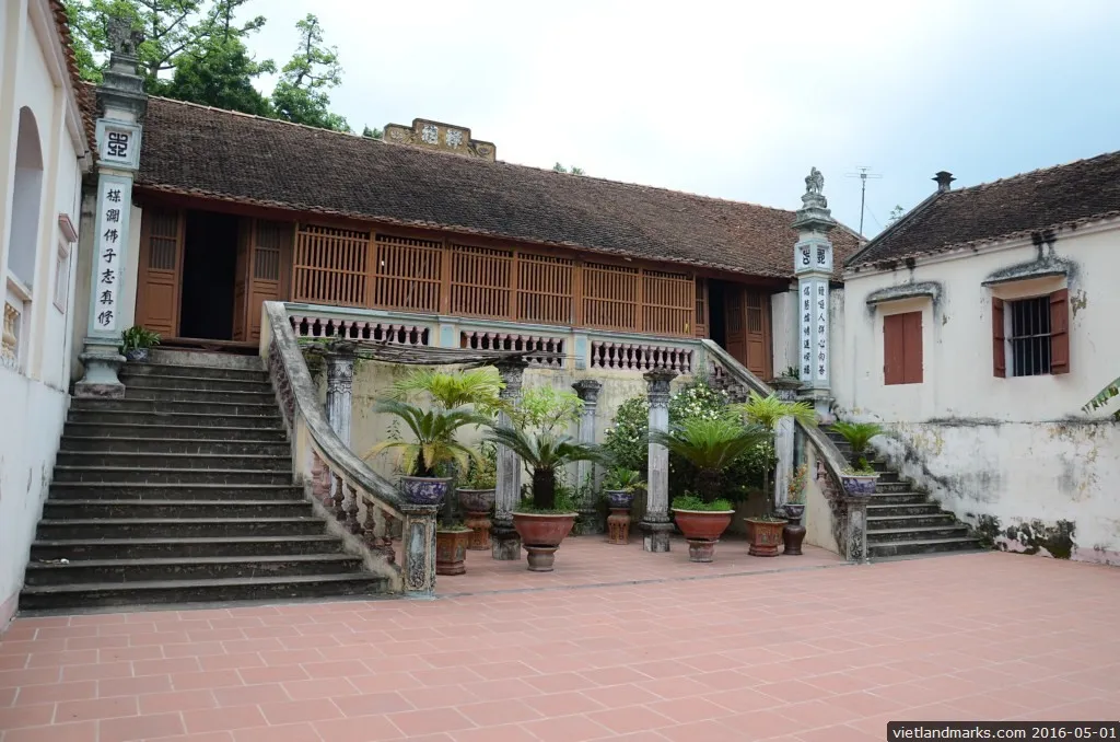 Nhà hậu tại Chùa Thổ Hà