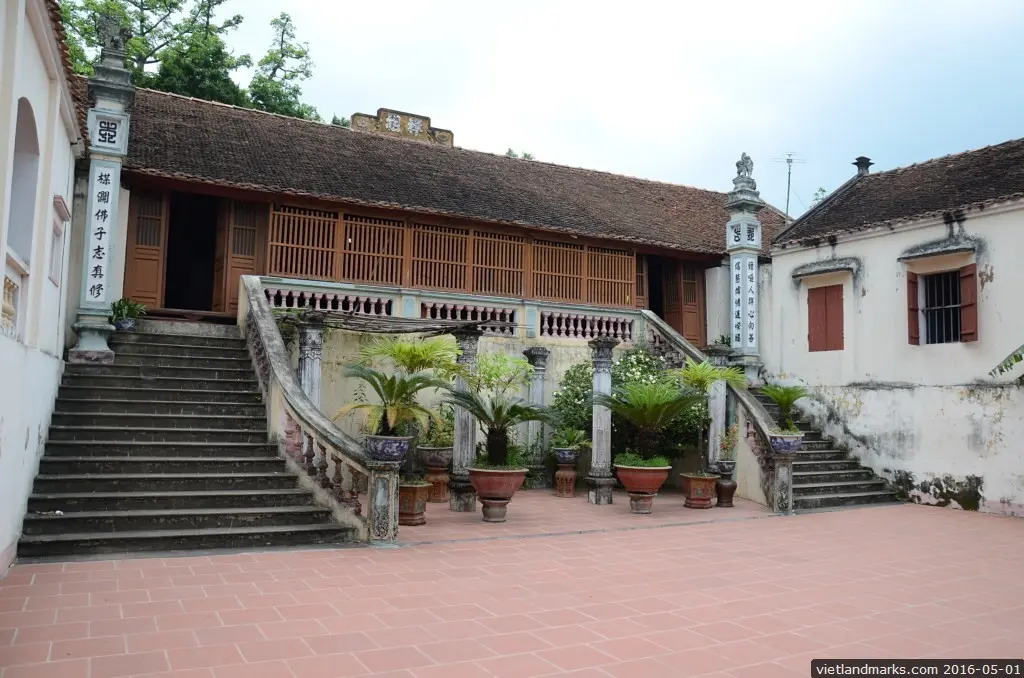 Nhà hậu tại Chùa Thổ Hà