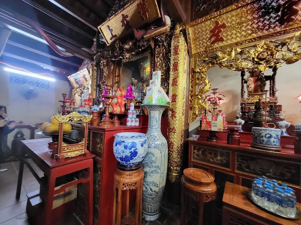 Không gian kiến trúc bên trong di tích Miếu Gò Găng