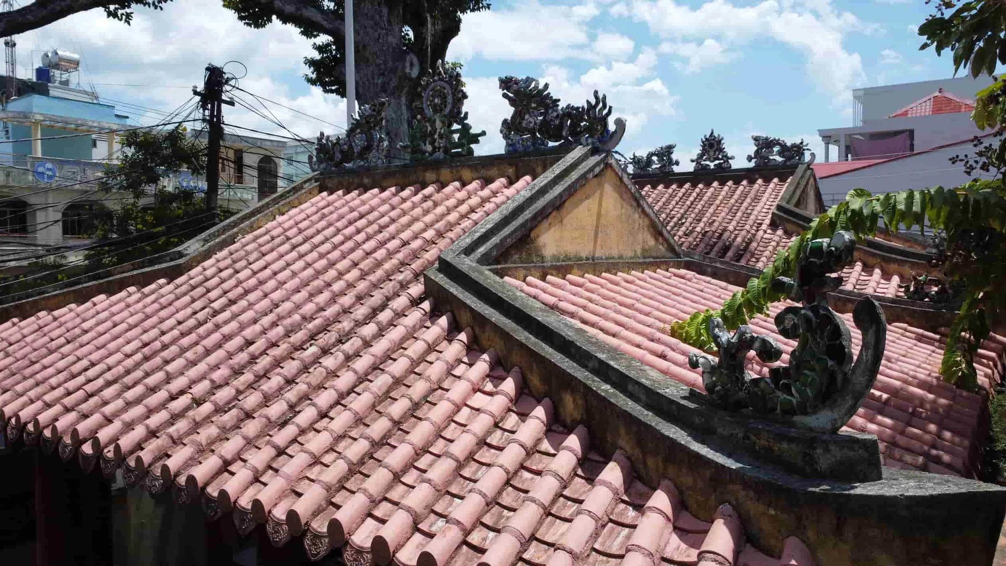 Kiến trúc mái Miếu thờ Trịnh Phong