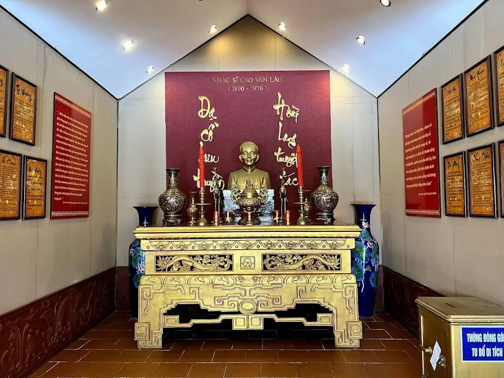 Không gian di tích lịch sử Khu Lưu Niệm Nhạc Sĩ Cao Văn Lầu