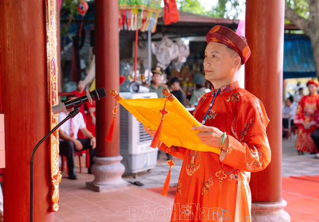 Nghi lễ cáo yết tại Lễ hội đền Lảnh Giang