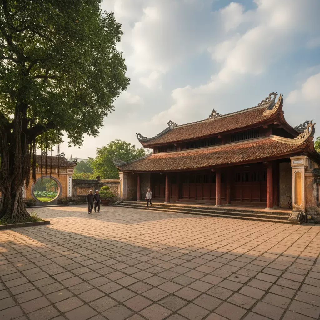 Không gian tại Đình Khương Thượng