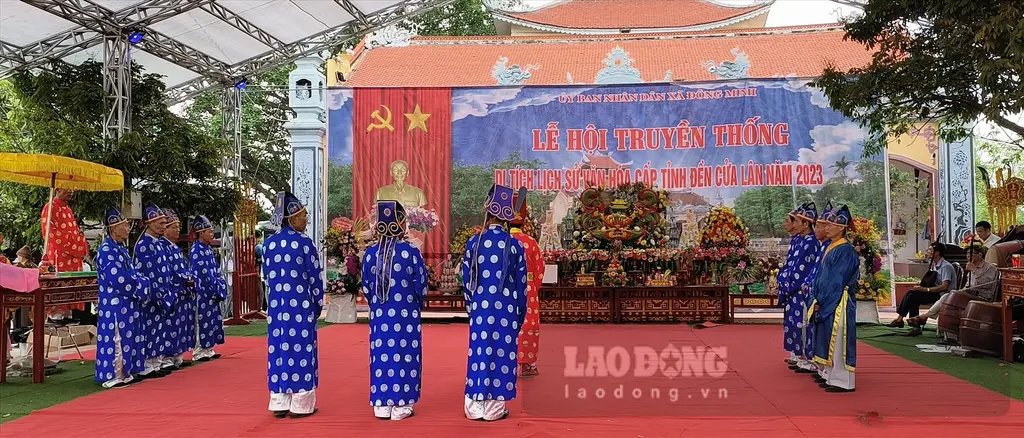 Nghi lễ tế tại Hội đền Cửa Lân