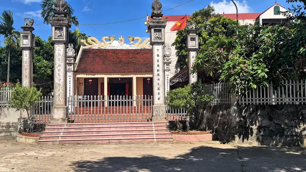 Không gian cảnh quan di tích Đền Thụy An