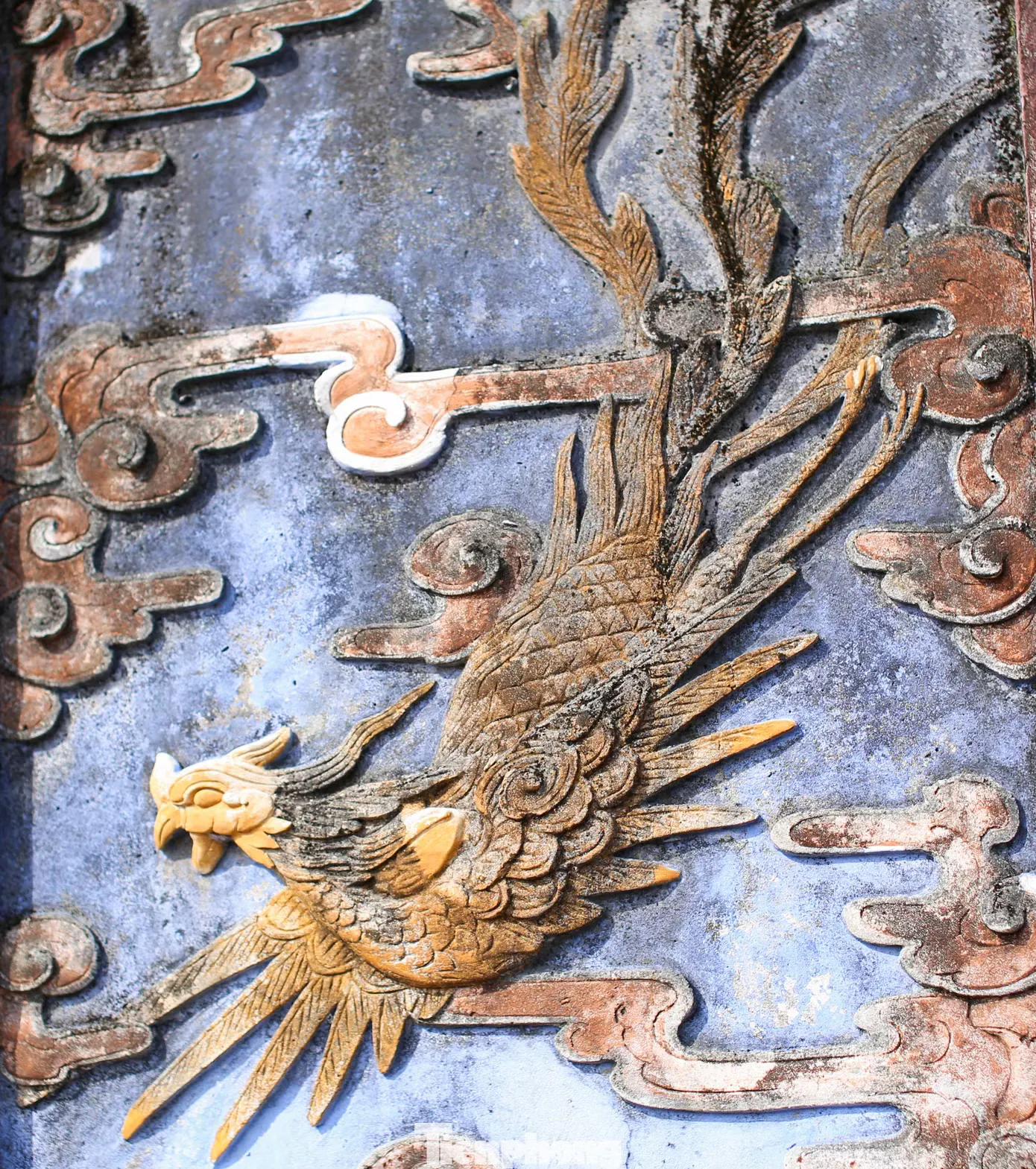 Tác phẩm phù điêu trong Thành Hoàng Đế