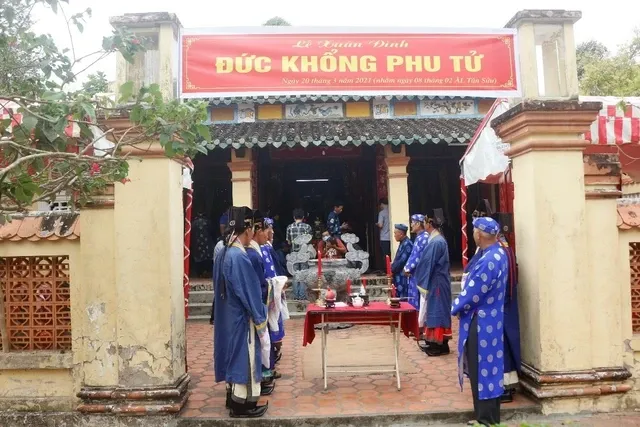 Một nghi lễ tại Văn Thánh miếu