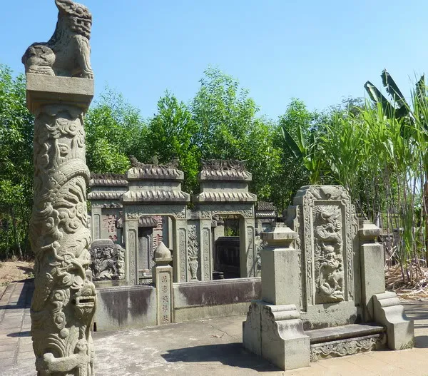 Cảnh quan tại Mộ Đốc phủ Võ Hà Thanh