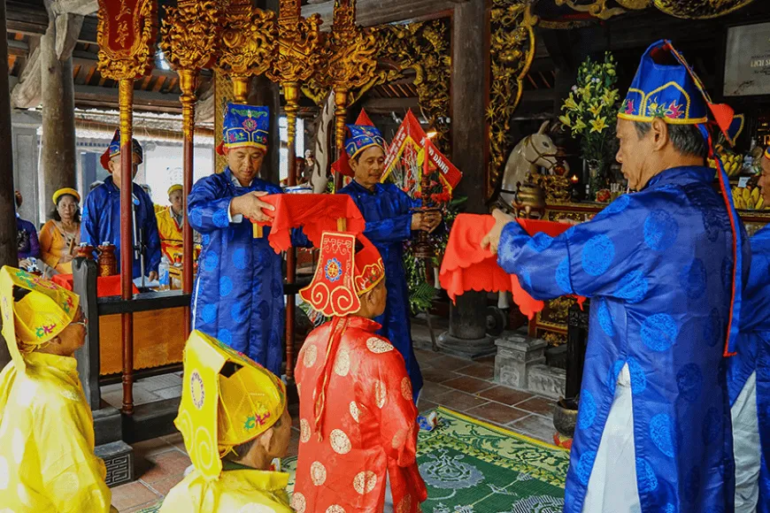 Nghi lễ tại Lễ hội Đền Cuông
