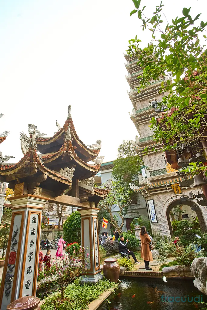 Cảnh quan di tích Chùa Hưng Long (Chùa Ngâu)