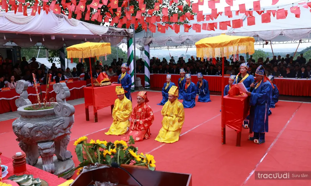 Nghi lễ tế thần Nông và các chư thần Lễ hội Đền Thần Nông