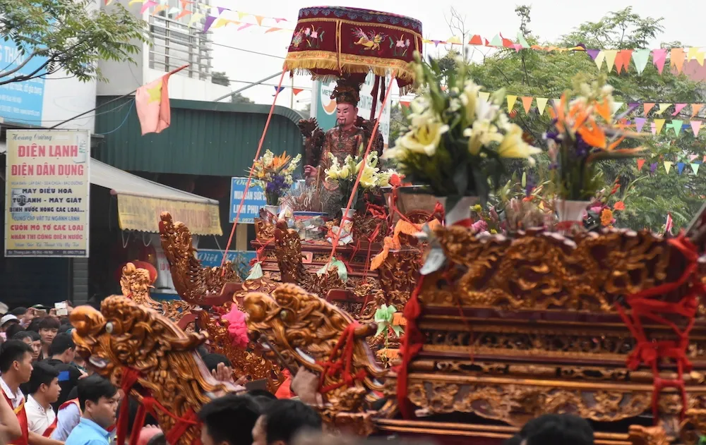 Kiệu Thánh tại Hội làng Thượng Lâm Trang