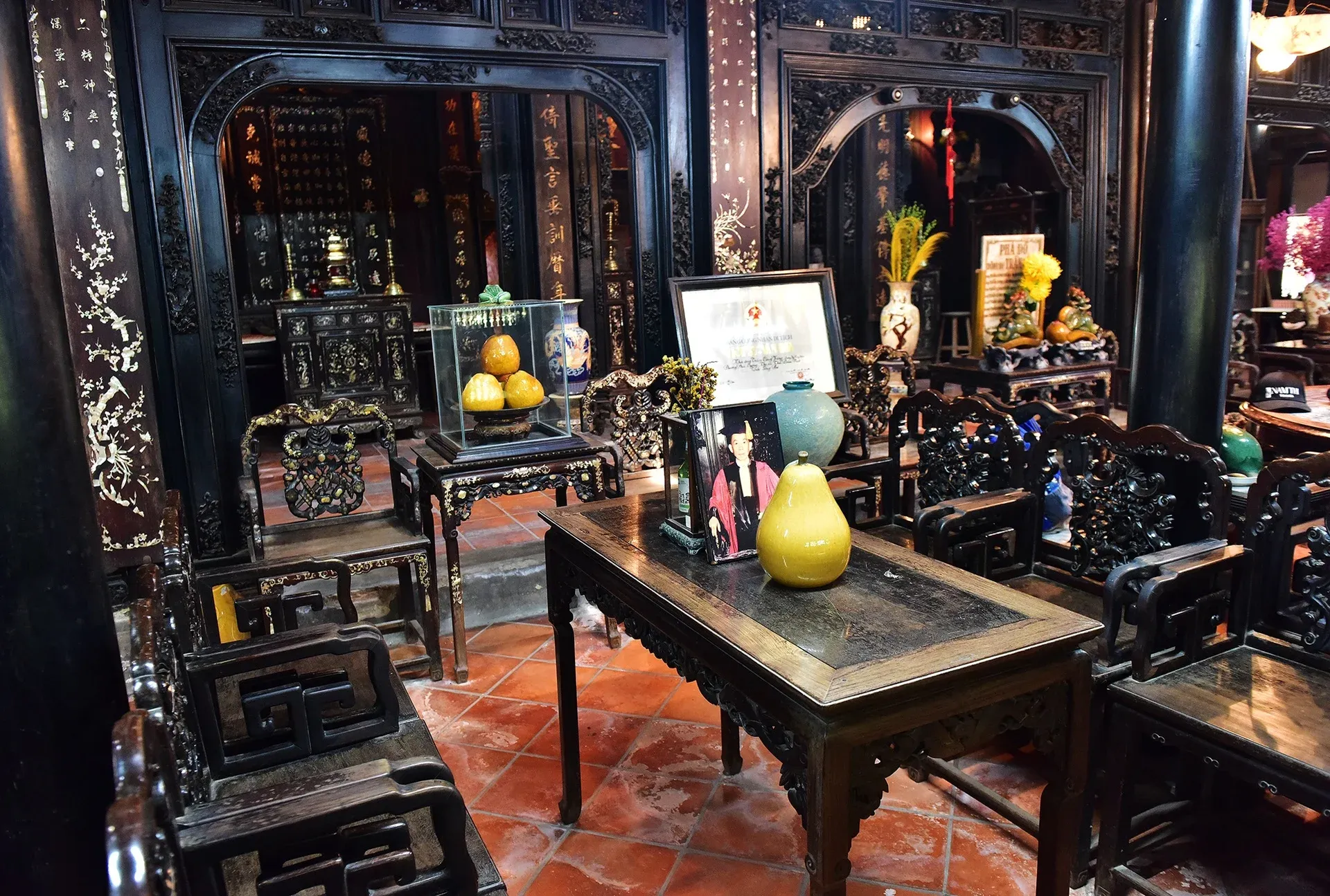 Nội thất Nhà cổ Trần Công Vàng