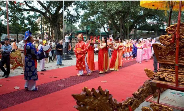 Lễ tế tại Hội đình Kim Mã