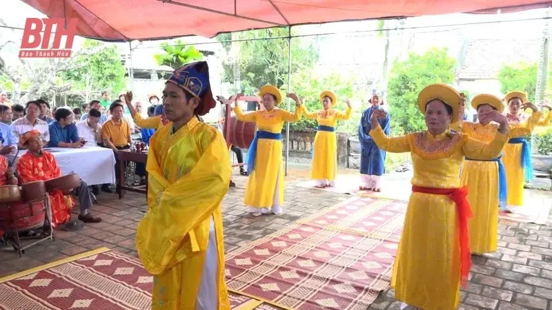 Nghi thức tế lễ tại Lễ hội Kỳ phúc Nghè Cẩm Hoàng