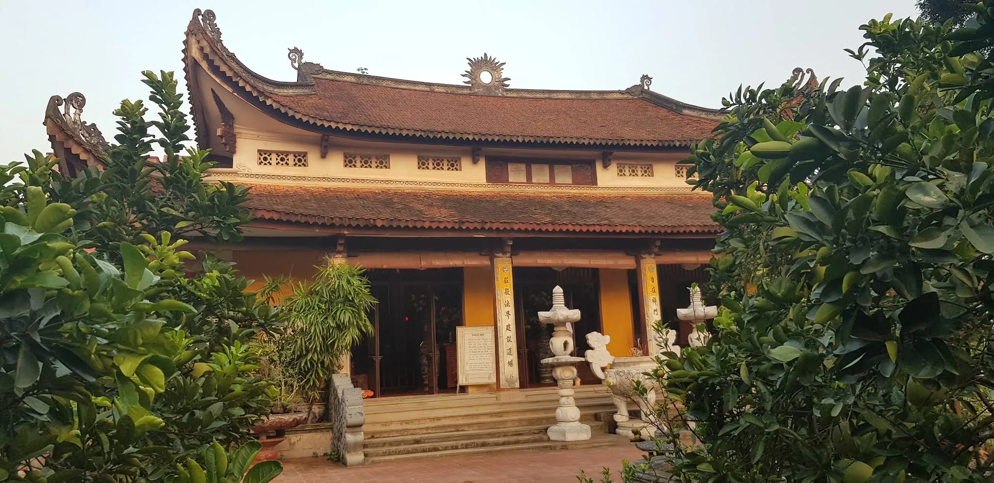 Không gian cảnh quan di tích Chùa Vĩnh Phúc