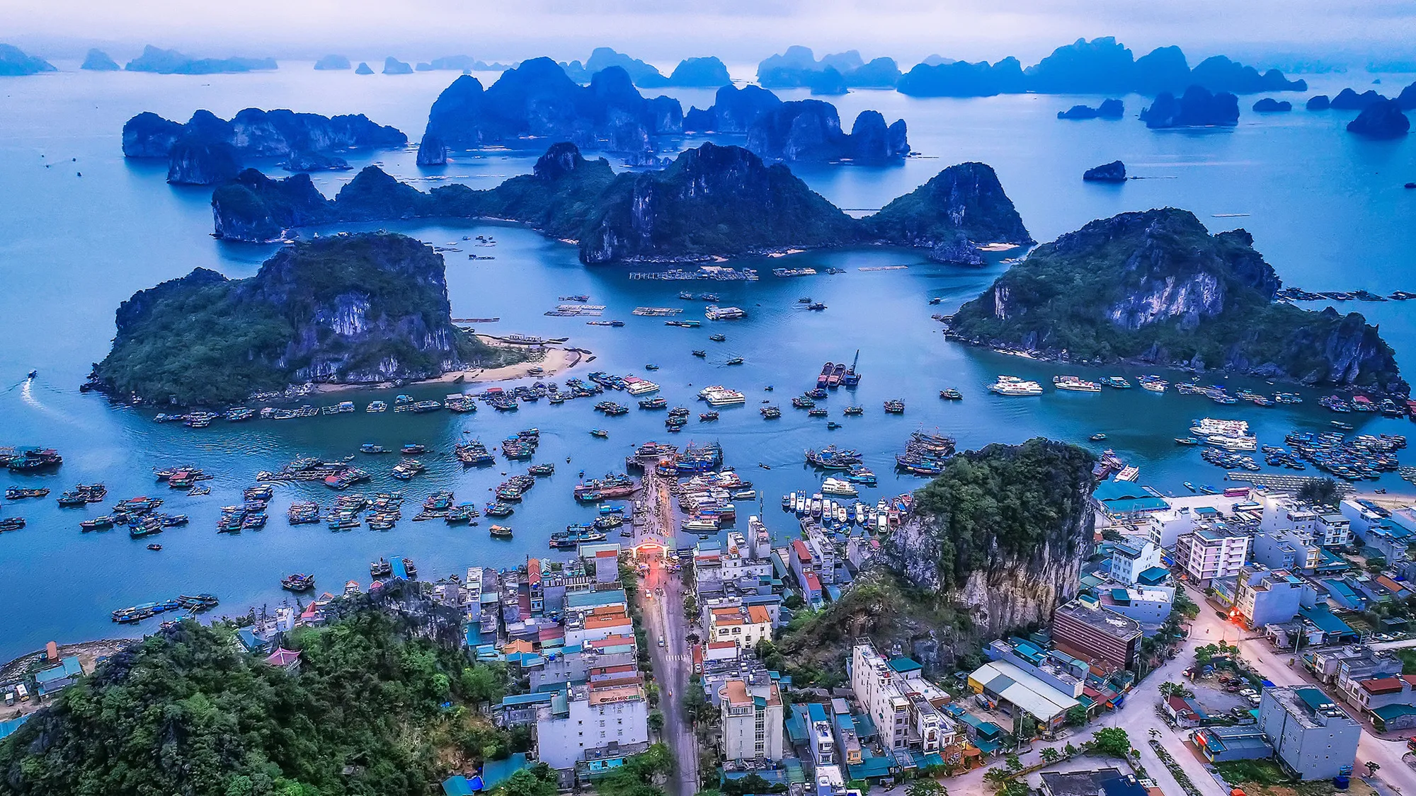 Toàn cảnh Di tích thương cảng Vân Đồn