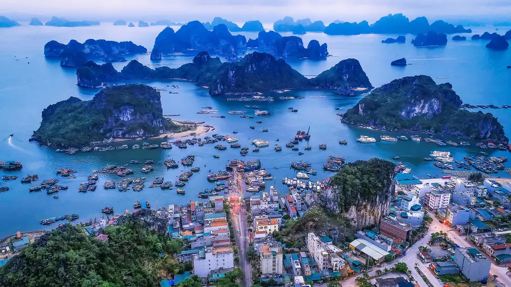 Toàn cảnh Di tích thương cảng Vân Đồn