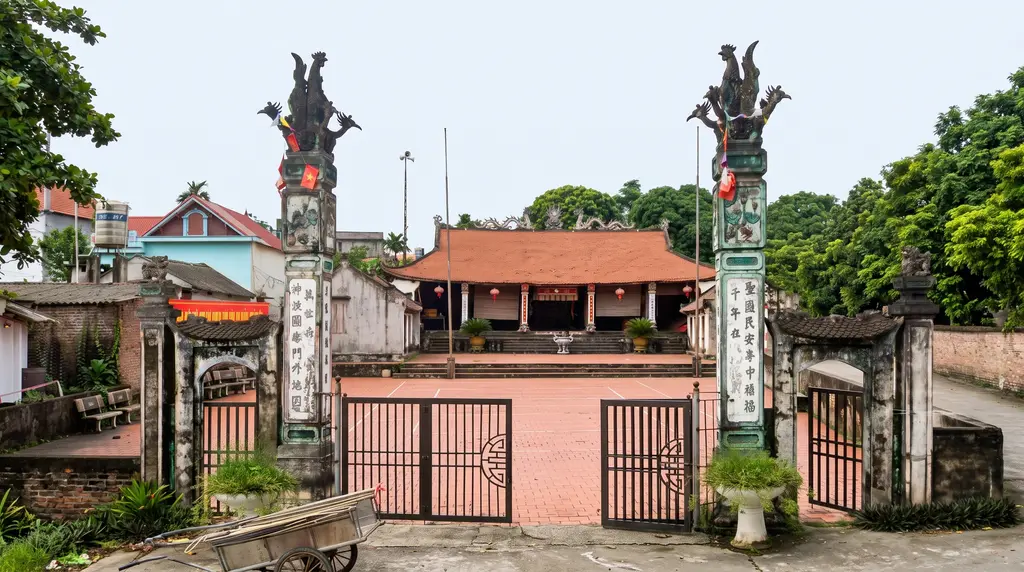 Cảnh quan không gian di tích Đình Bằng Tạ