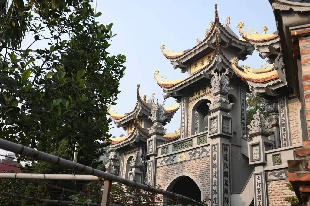 Không gian cảnh quan di tích Chùa Mậu Lương (Đại Bi)