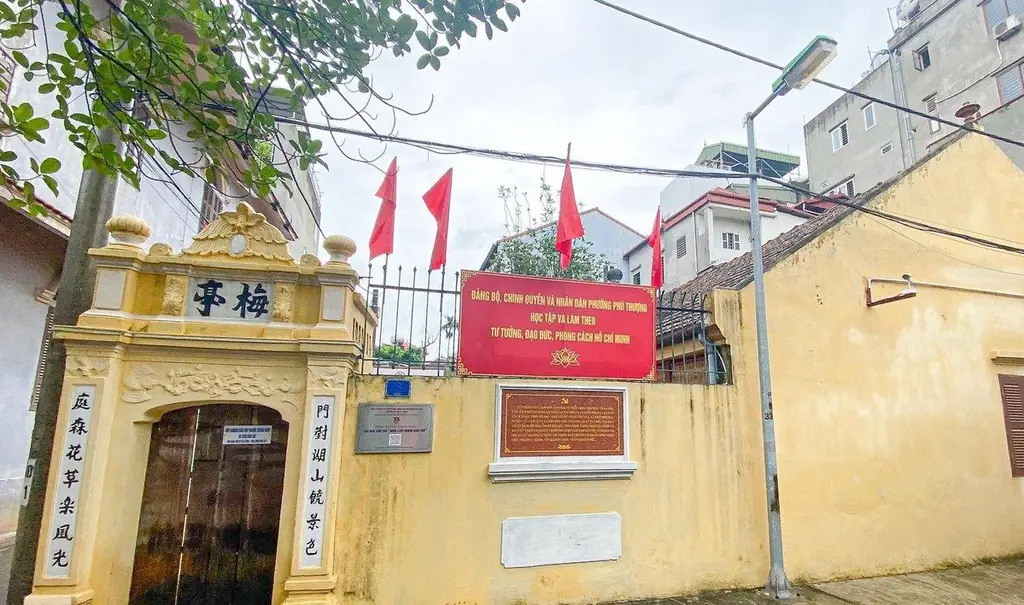 Địa điểm lưu niệm Chủ tịch Hồ Chí Minh (Nguyễn Thị An) nhìn từ bên ngoài