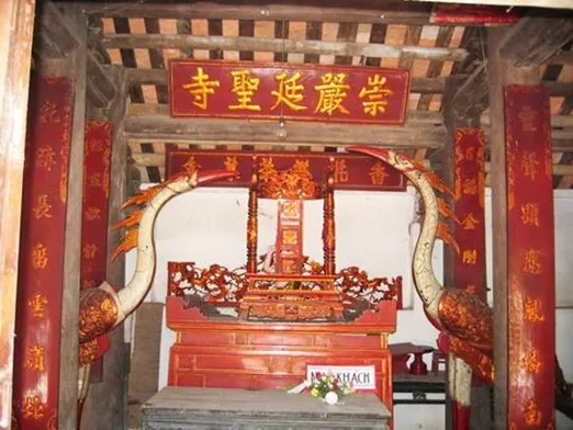 Hoành phi ở Chùa Sùng Nghiêm Diên Thánh