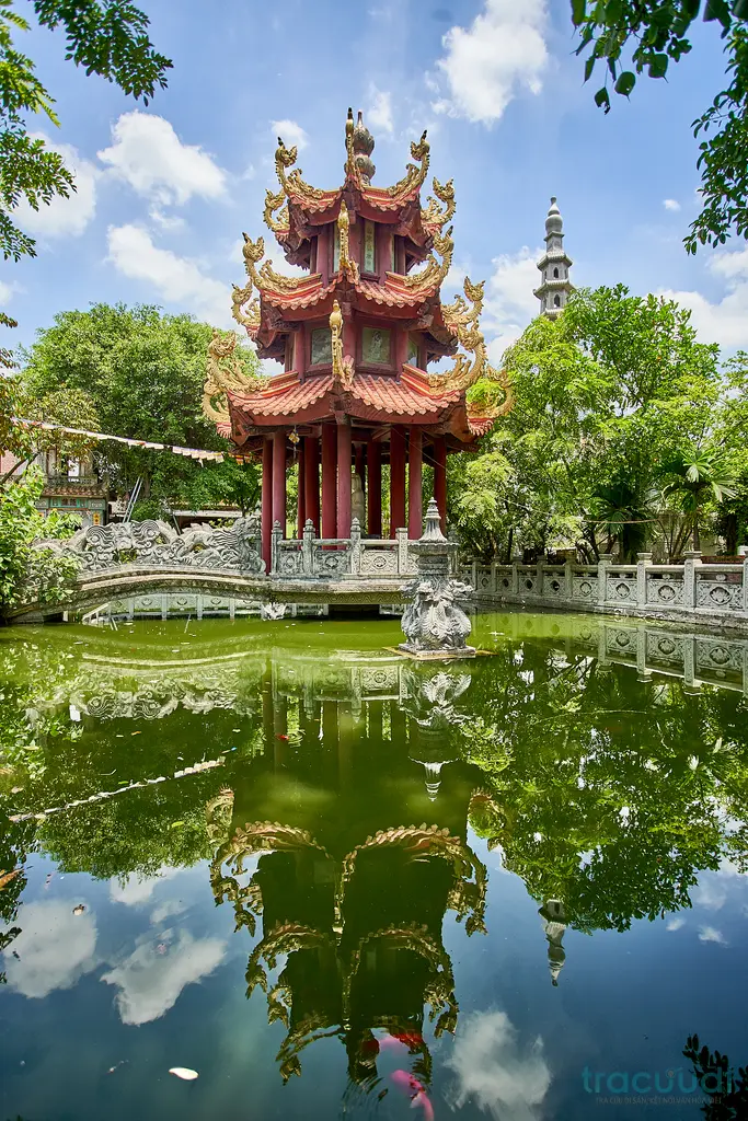 Không gian cảnh quan di tích Chùa Thánh Quang