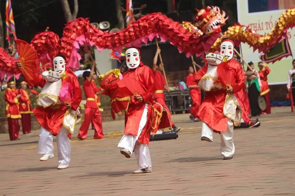 Điệu múa Tú Huần trong Lễ hội truyền thống Xuân Phả
