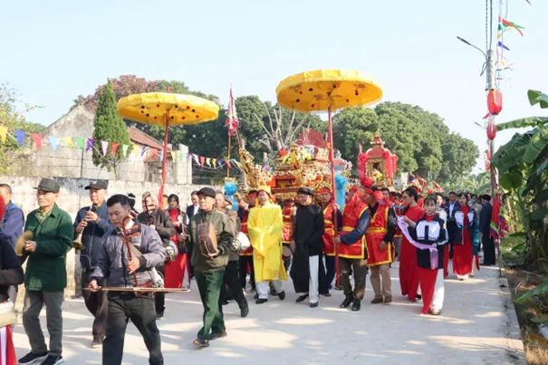 Lễ rước tại Lễ hội đình Kệ Châu