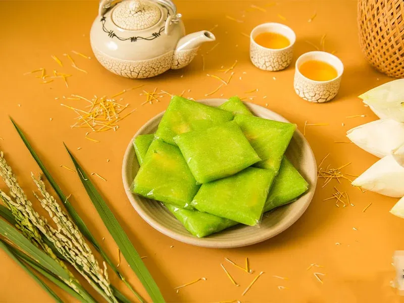 Thành phẩm bánh cốm Hàng Than
