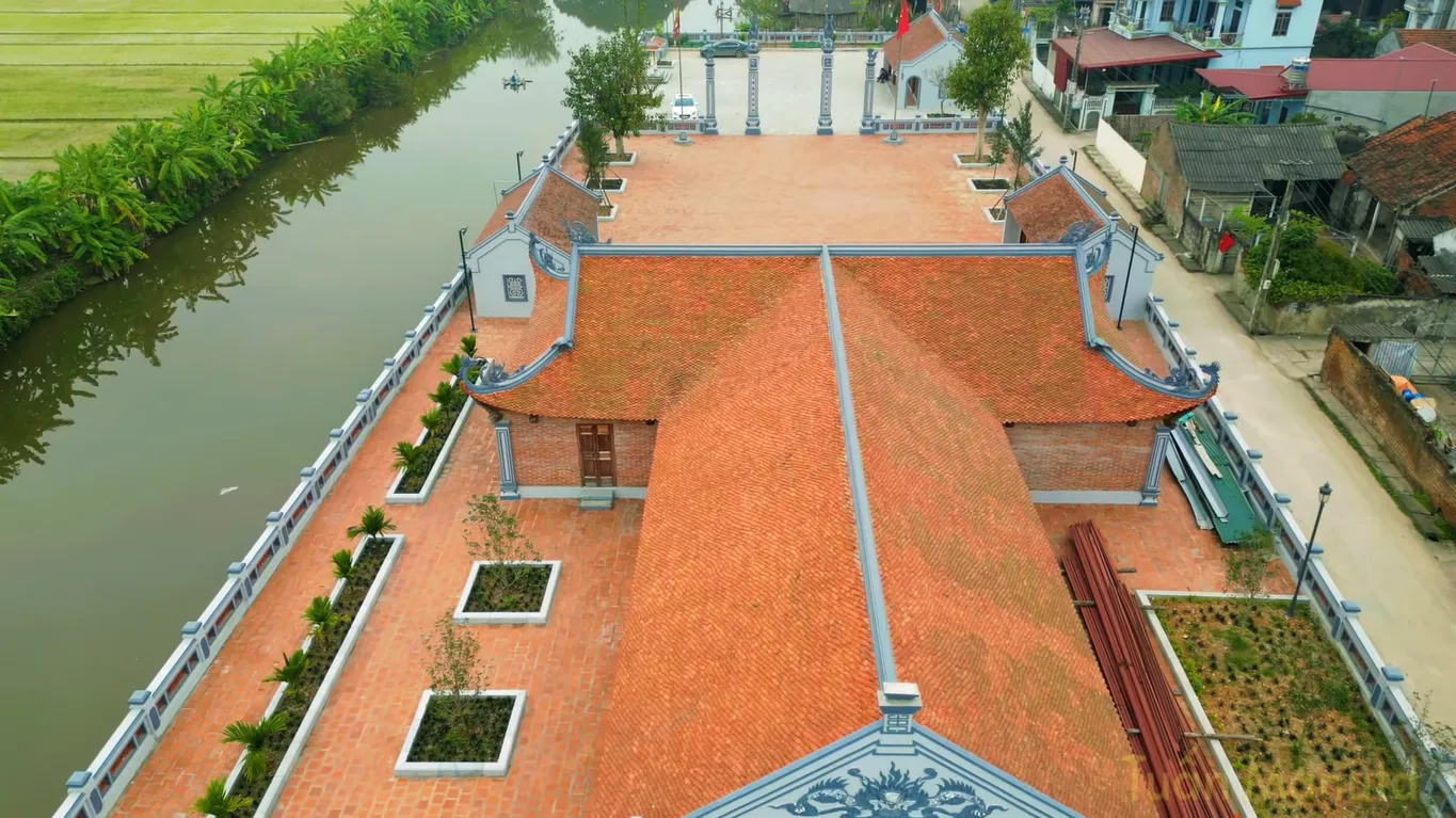 Cảnh quan không gian di tích Đình Tòng Thái