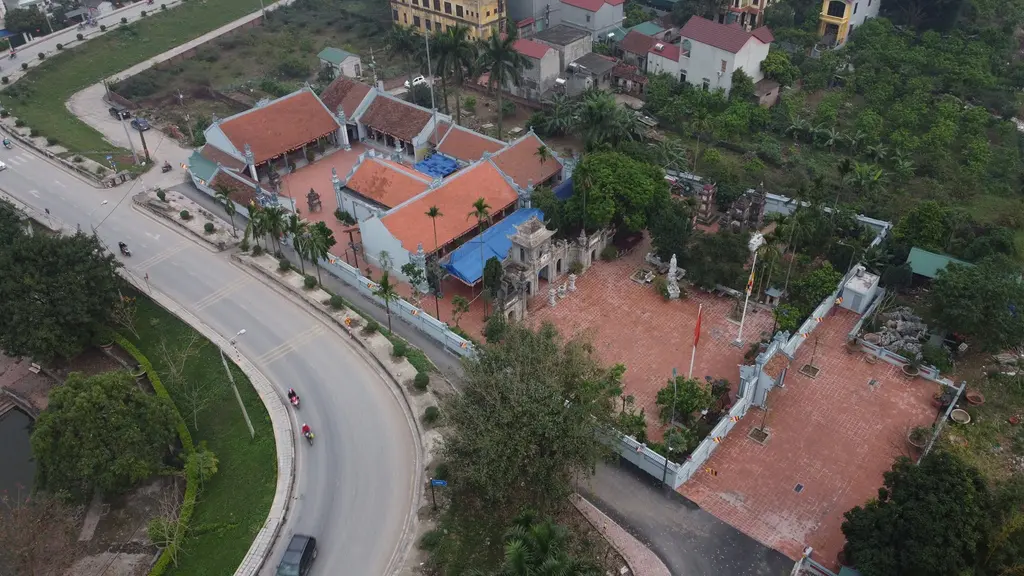 Chùa Sùng Phúc (Thổ Khối) nhìn toàn cảnh