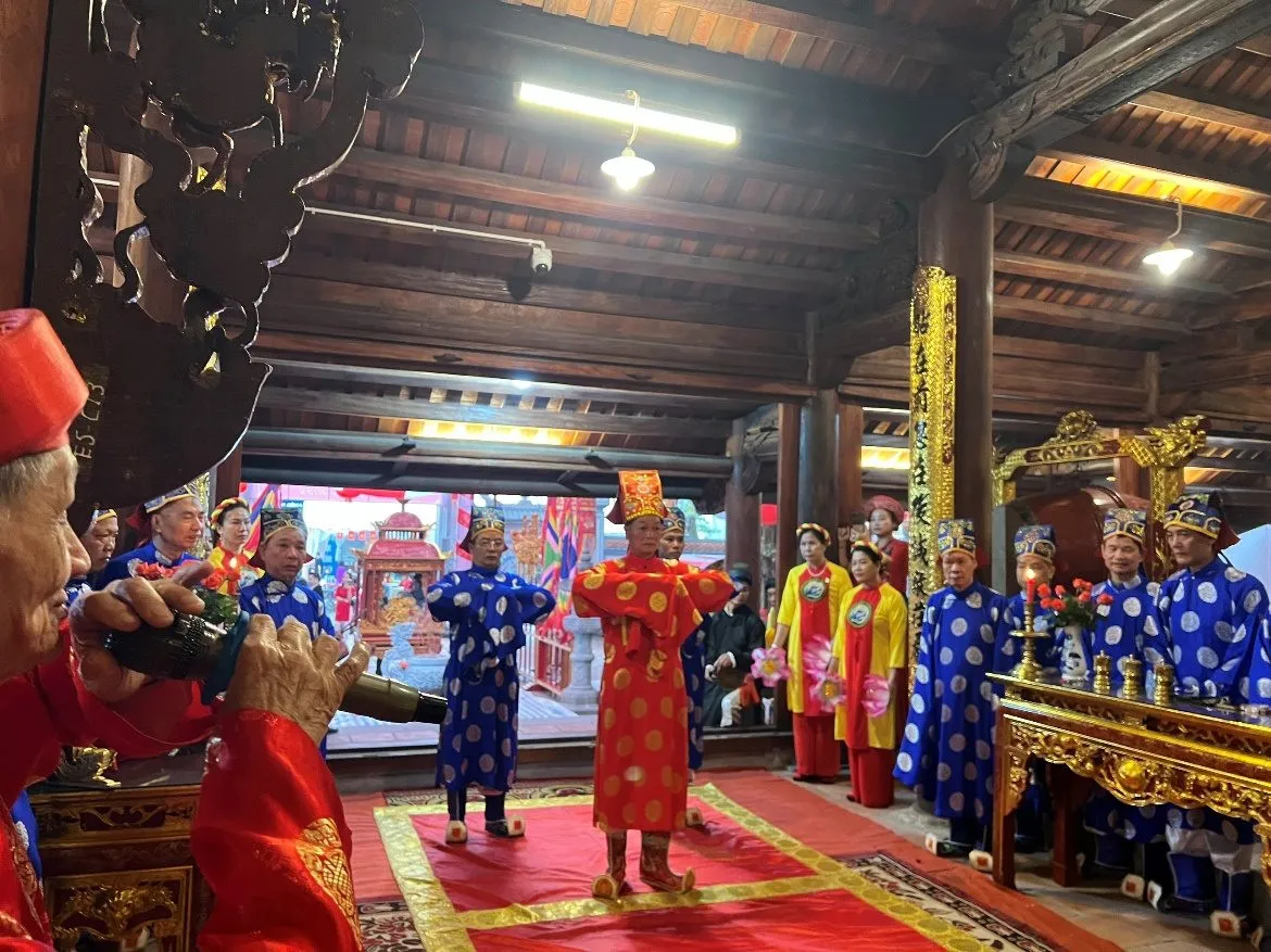 Nghi thức tế lễ tại Hội đình Khương Hạ