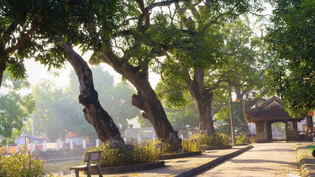 Đình Bình Vọng view từ xa