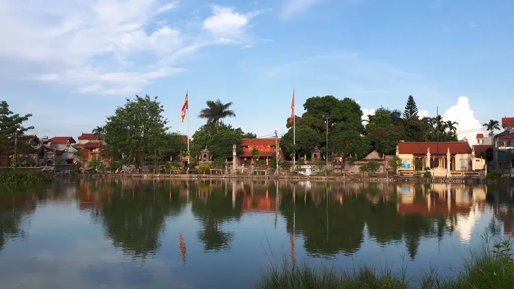 Cảnh quan di tích Chùa Cự Đà (Khoan Tế)