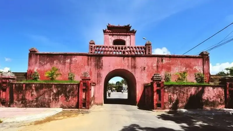 Cảnh quan kiến trúc di tích Thành Cổ Diên Khánh
