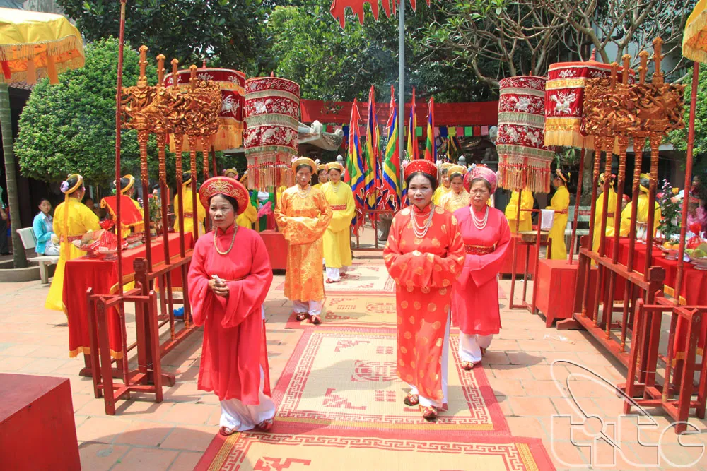 Đội tế lễ tại Hội đình Ứng Thiên