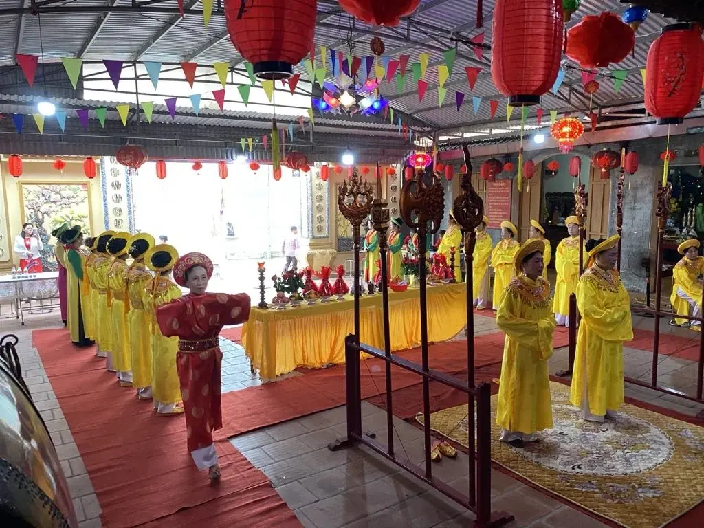 Nghi thức tế lễ tại Lễ hội đền Quách A Nương
