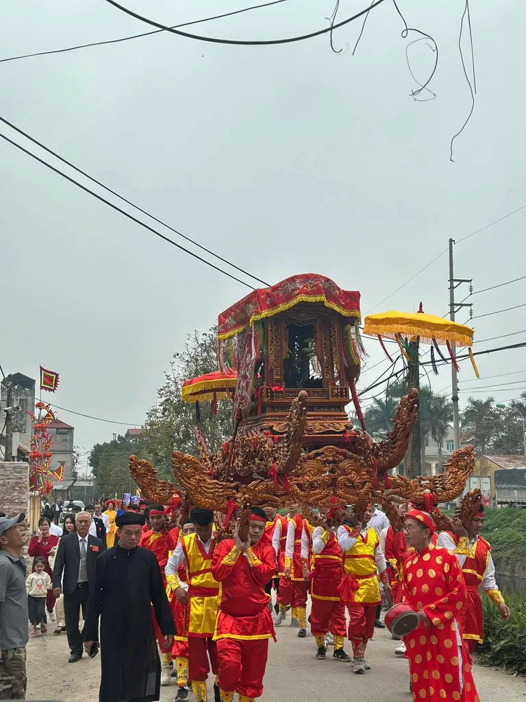 Rước kiệu Hội đình Thanh Lương
