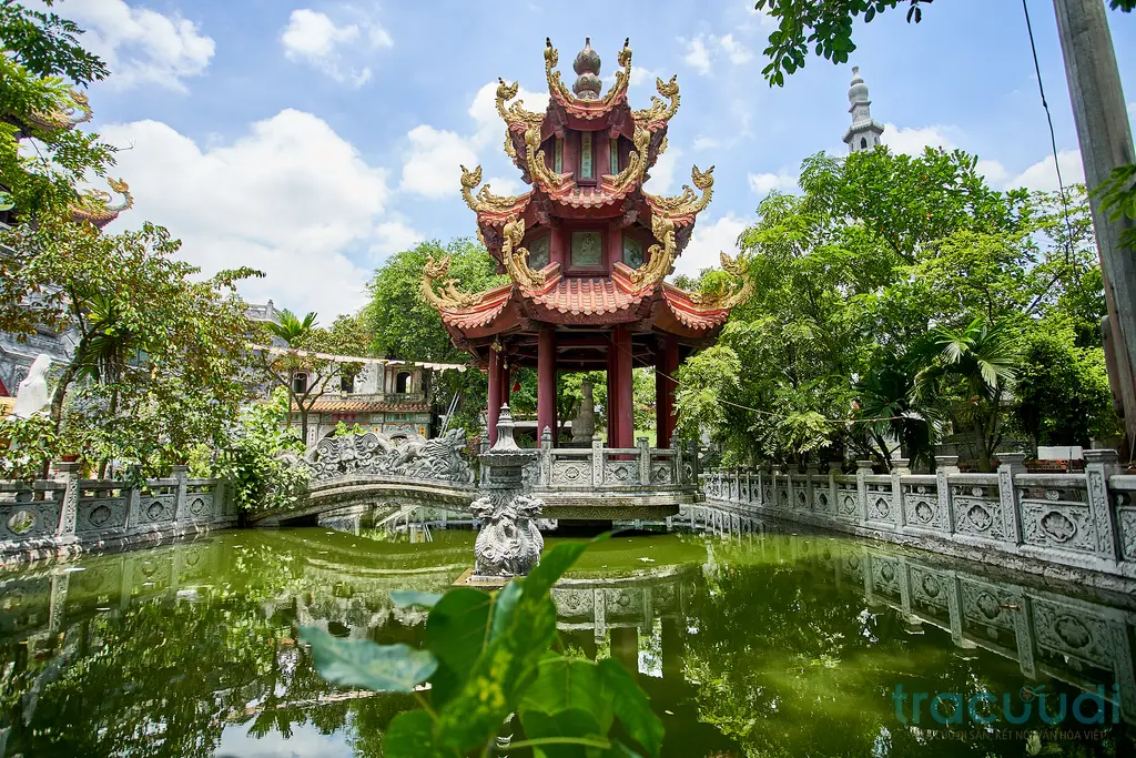 Không gian cảnh quan di tích Chùa Thánh Quang