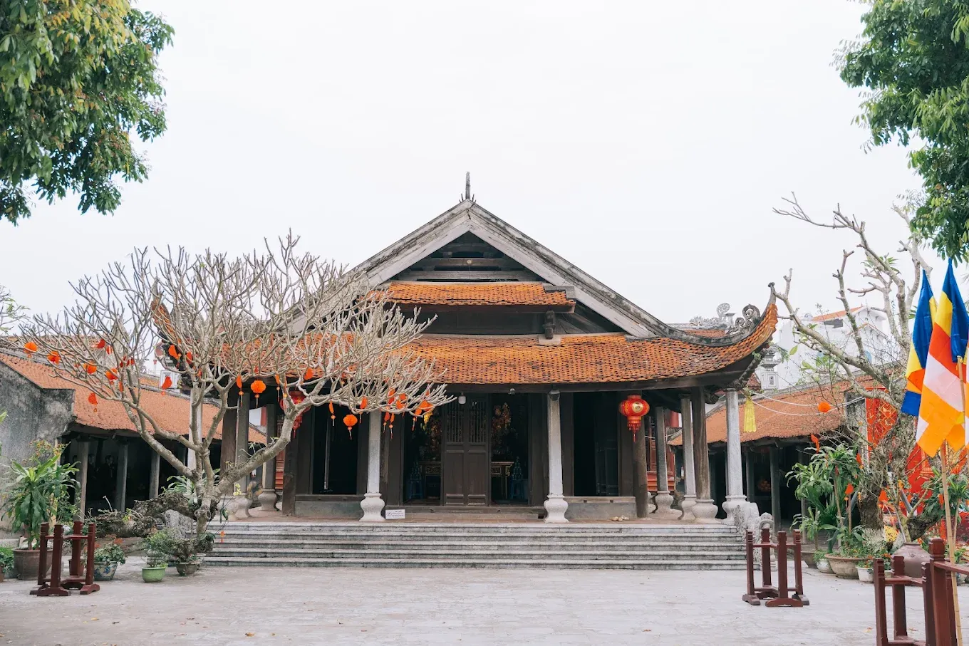 Không gian kiến trúc chùa Keo (Báo Ân Trùng Nghiêm tự – Gia Lâm, Hà Nội)