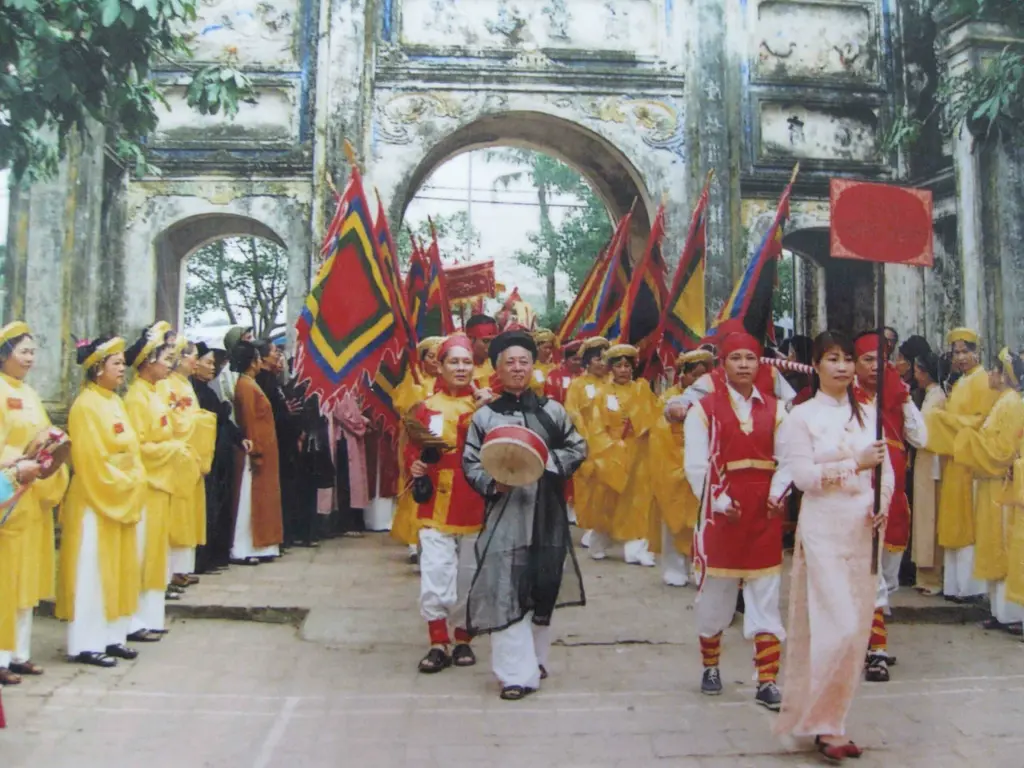Lễ rước Hội đình làng Đại Lan