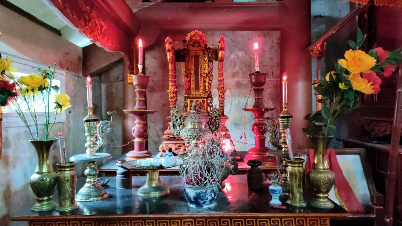 Tòa thượng điện Đền thờ Nguyễn Xí
