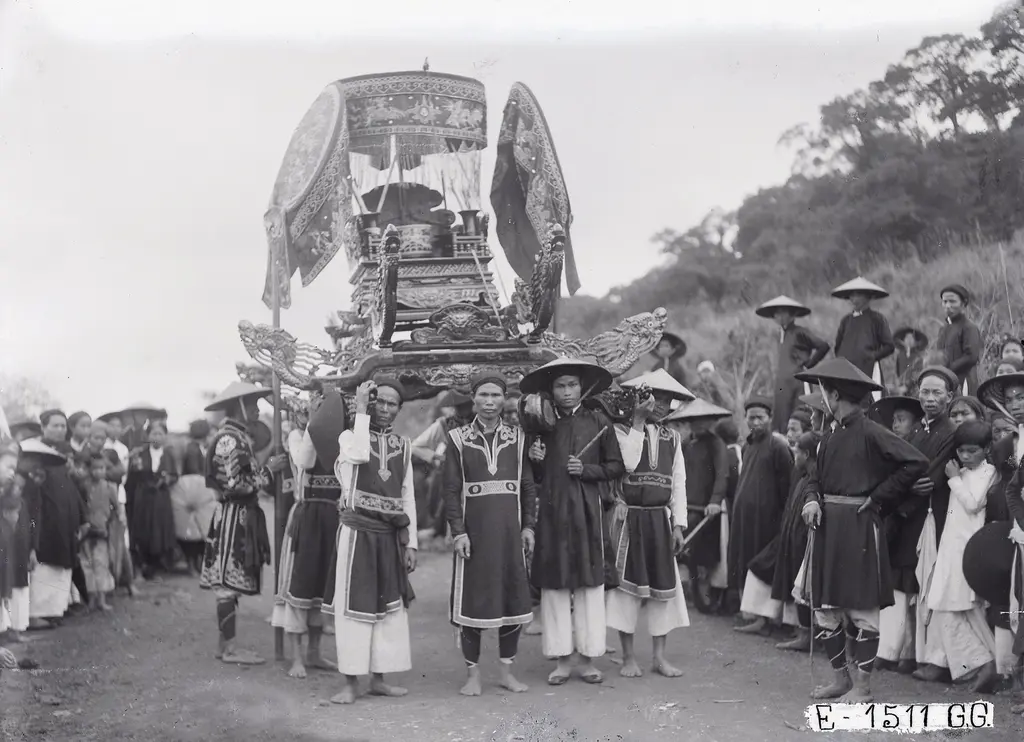 Lễ hội đền Hùng thập niên 1920