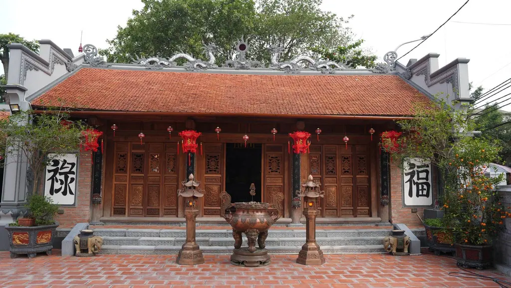 Cảnh quan di tích Đền Mẫu thôn Quế Dương