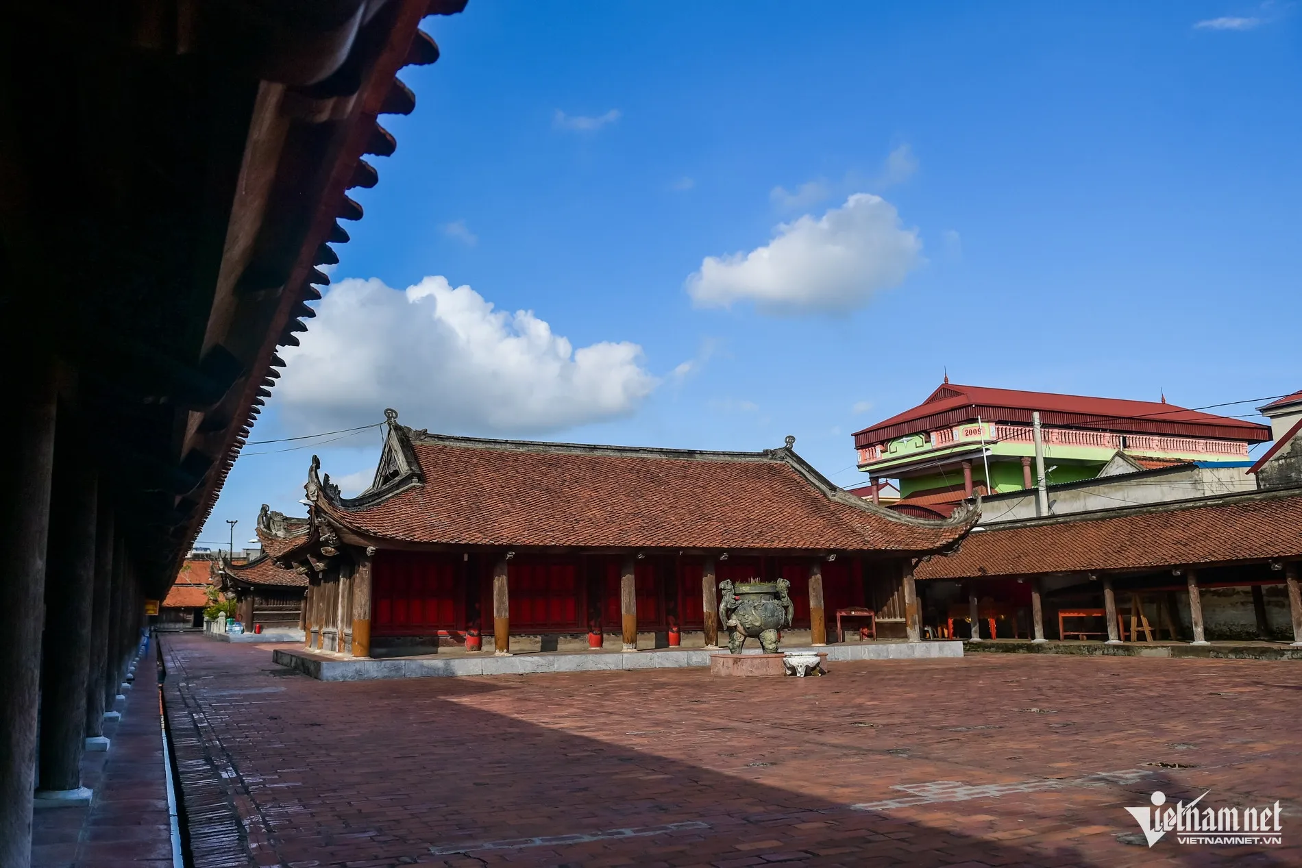 Không gian cảnh quan Chùa Keo Hành Thiện