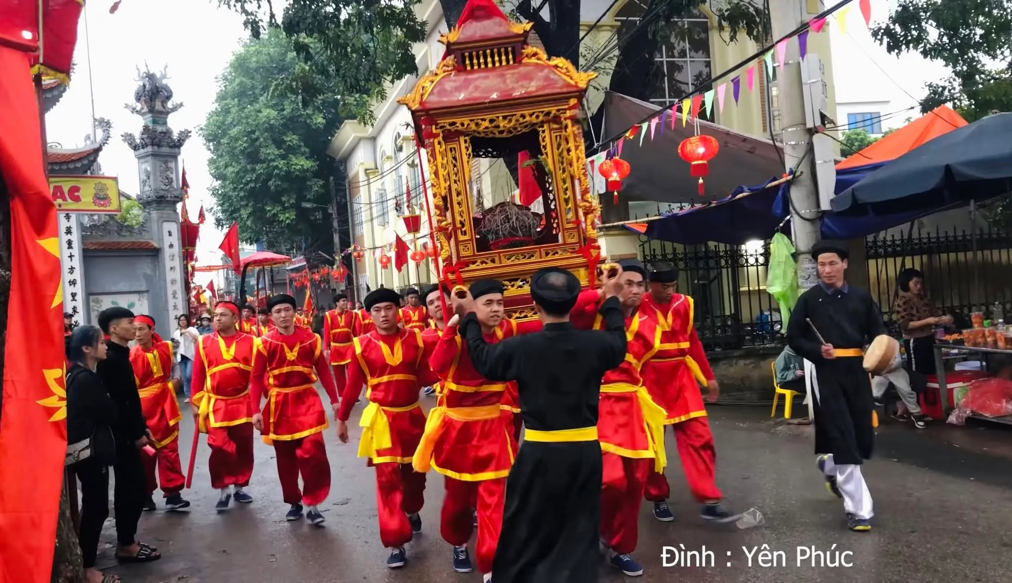 Lễ rước kiệu Hội đình Yên Phúc