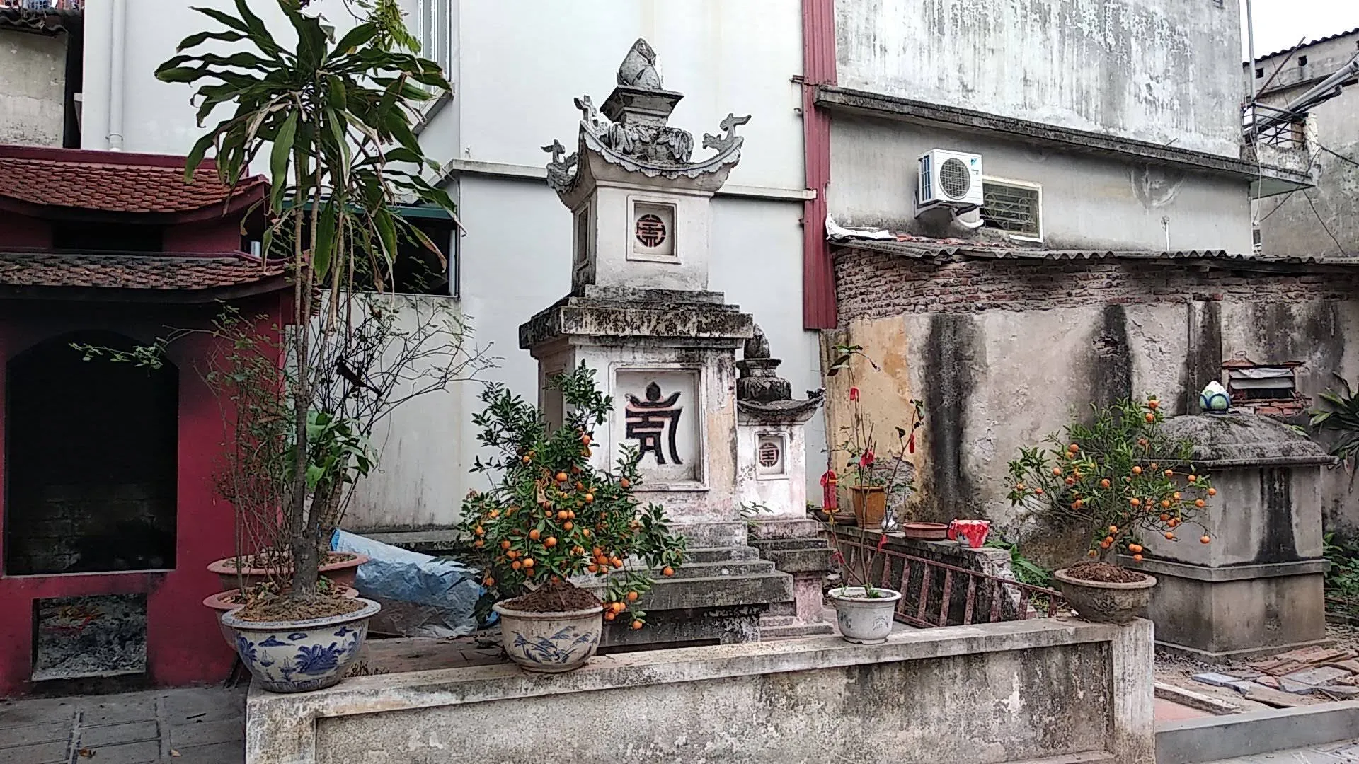 Cảnh quan di tích Chùa Tựu Liệt